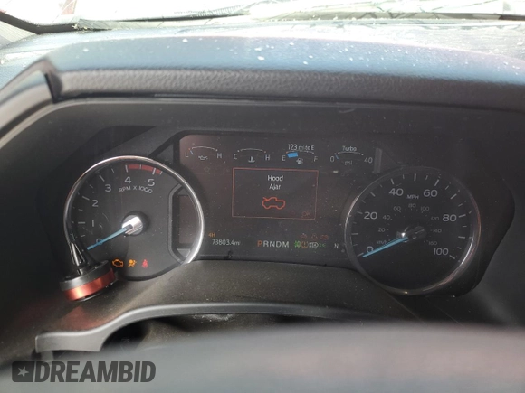 2021 Ford Super Duty F-250 SRW XL with VIN 1FT8W2BT1MEC89452, listed as a Copart auction lot 48878025 with 73,803 mi miles and Salvage Title. Bid and sale history available at carsss.com. Image 9.