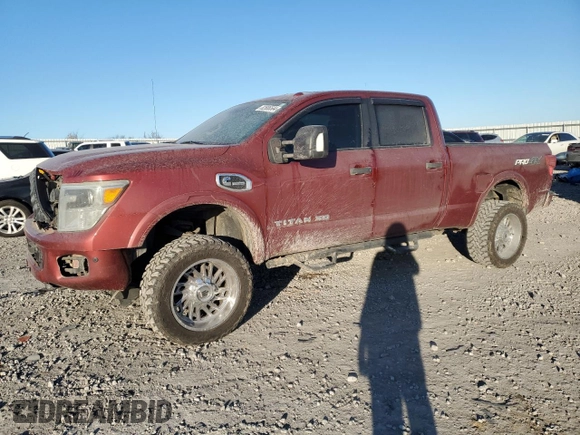 2016 Nissan Titan XD Platinum Reserve with VIN 1N6BA1F43GN502064, listed as a Copart auction lot 82686584 with 275,417 mi miles and Salvage Title. Bid and sale history available at carsss.com. Image 1.