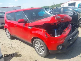 2017 Kia Soul + with VIN KNDJP3A53H7432922, listed as a IAAI auction lot 42055889 with 67,628 mi miles and . Bid and sale history available at DreamBid. Image 1.