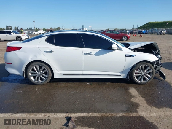 2015 Kia Optima SXL Turbo with VIN 5XXGR4A6XFG412013, listed as a IAAI auction lot 41960226 with 143,745 mi miles and . Bid and sale history available at DreamBid. Image 13.