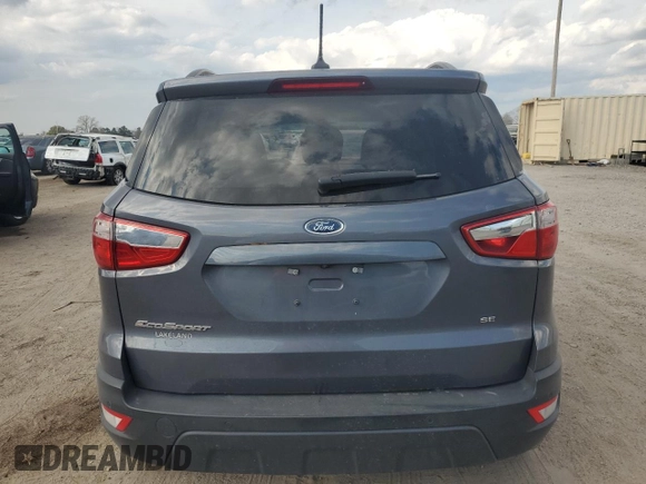 2021 Ford EcoSport SE with VIN MAJ3S2GE3MC449686, listed as a Copart auction lot 47084515 with 46,746 mi miles and Salvage Title. Bid and sale history available at carsss.com. Image 6.