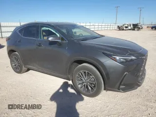 2025 Lexus NX with VIN 2T2ADCAZ8SC019651, listed as a Copart auction lot 46261345 with 9,758 mi miles and Salvage Title. Bid and sale history available at carsss.com. Image 4.