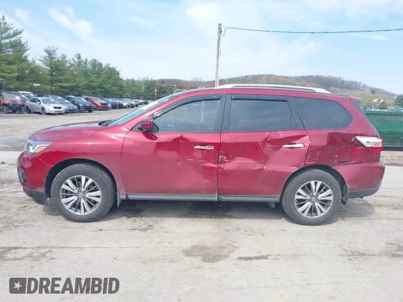 2018 Nissan Pathfinder Platinum with VIN 5N1DR2MM7JC623109, listed as a IAAI auction lot 42030915 with 67,676 mi miles and . Bid and sale history available at DreamBid. Image 14.