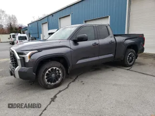 2023 Toyota Tundra SR5 with VIN 5TFLA5DA9PX111710, listed as a Copart auction lot 75855414 with 6,162 mi miles and Clean title. Bid and sale history available at DreamBid. Image 1.