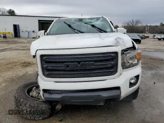 2019 GMC Canyon 4WD SLE with VIN 1GTG6CEN0K1348235, listed as a Copart auction lot 45934405 with 0 mi miles and Salvage Title. Bid and sale history available at carsss.com. Image 5.