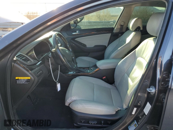 2015 Kia Cadenza Premium with VIN KNALN4D7XF5192579, listed as a Copart auction lot 82381104 with 77,500 mi miles and Salvage Title. Bid and sale history available at carsss.com. Image 7.