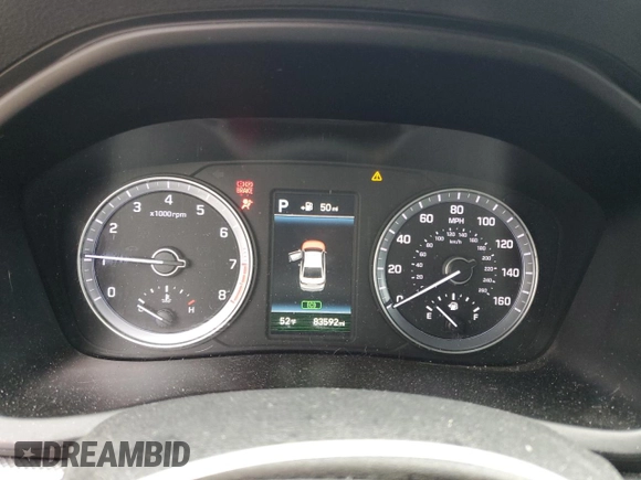 2018 Hyundai Sonata SEL with VIN 5NPE34AF2JH667549, listed as a Copart auction lot 47701715 with 83,592 mi miles and Salvage Title. Bid and sale history available at carsss.com. Image 9.