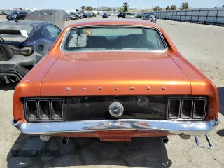 1970 Ford Mustang с VIN 0F01F169744, выставлен на аукционе Copart как лот 52200644 с пробегом 60 904 миль миль и Списание • Salvage title. История ставок и продаж доступна на DreamBid. Изображение 6.