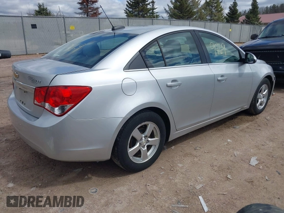 2015 Chevrolet Cruze LT with VIN 1G1PC5SB9F7120907, listed as a IAAI auction lot 41999469 with 104,636 mi miles and . Bid and sale history available at DreamBid. Image 4.