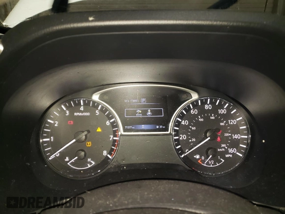 2019 Nissan Pathfinder S with VIN 5N1DR2MM8KC596326, listed as a Copart auction lot 48742555 with 71,577 mi miles and Salvage title. Bid and sale history available at DreamBid. Image 9.