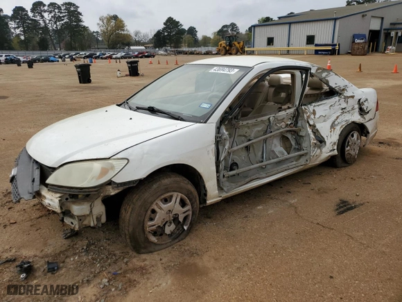 2004 Honda Civic VP with VIN 1HGEM22184L018716, listed as a Copart auction lot 43694793 with 132,119 mi miles and Non Repairable. Bid and sale history available at carsss.com. Image 1.