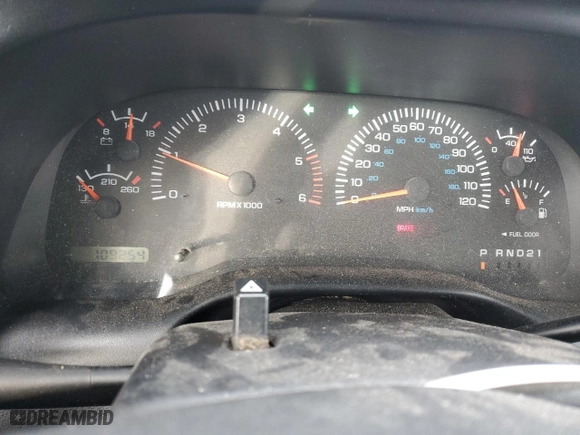 1998 Dodge Ram 1500 with VIN 3B7HC16Y7WM242822, listed as a Copart auction lot 86508864 with 109,254 mi miles and Salvage Title. Bid and sale history available at carsss.com. Image 9.