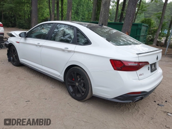 2022 Volkswagen Jetta GLI Autobahn with VIN 3VW2T7BU1NM028092, listed as a IAAI auction lot 42430756 with 20,666 mi miles and . Bid and sale history available at DreamBid. Image 3.