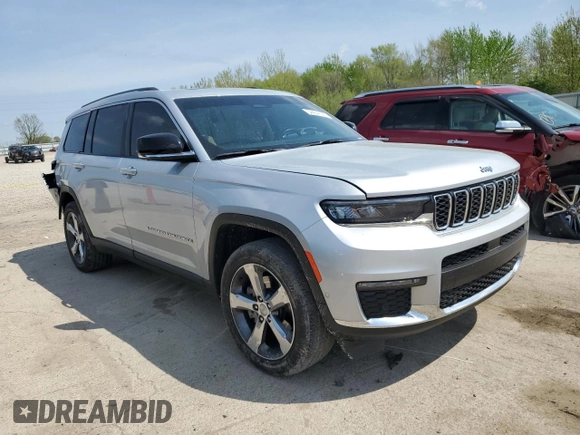 2021 Jeep Grand Cherokee Limited z VIN 1C4RJKBG2M8118102, wystawiony jako Copart lot #54434195 z przebiegiem 42 515 mil mil oraz Szkoda całkowita • Salvage title. Historia ofert i sprzedaży dostępna na DreamBid. Obrazek 4.