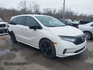 2024 Honda Odyssey Sport z VIN 5FNRL6H74RB069338, wystawiony jako IAAI lot #41565337 z przebiegiem 3 762 mil mil oraz . Historia ofert i sprzedaży dostępna na DreamBid. Obrazek 1.