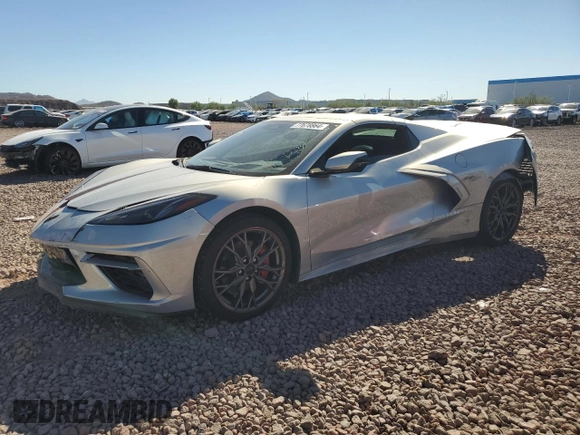 2024 Chevrolet Corvette 2LT z VIN 1G1YB3D42R5112349, wystawiony jako Copart lot #77678864 z przebiegiem 1 865 mil mil oraz Szkoda całkowita • Salvage title. Historia ofert i sprzedaży dostępna na DreamBid. Obrazek 1.