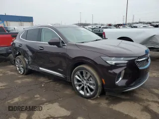 2021 Buick Envision Avenir with VIN LRBFZSR42MD091402, listed as a Copart auction lot 86379404 with 50,489 mi miles and Salvage Title. Bid and sale history available at carsss.com. Image 4.