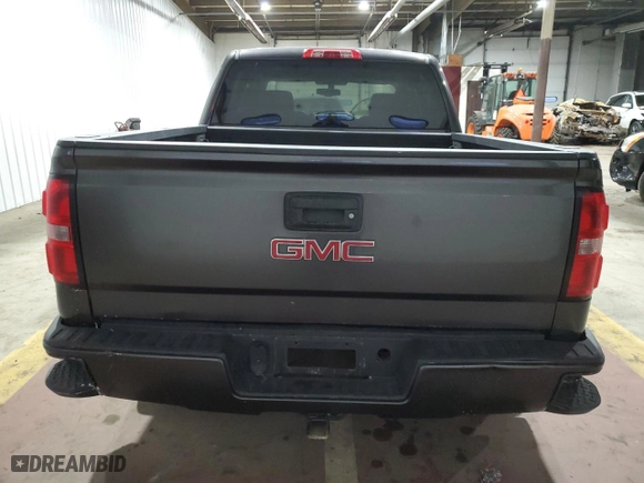 2014 GMC Sierra 1500 SLE with VIN 3GTU2UEC4EG526088, listed as a Copart auction lot 43026645 with 0 mi miles and Salvage Title. Bid and sale history available at carsss.com. Image 6.