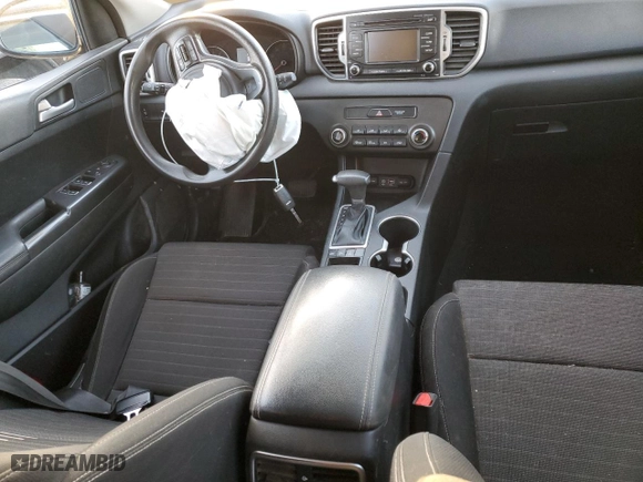 2018 Kia Sportage LX with VIN KNDPMCAC6J7450015, listed as a Copart auction lot 44615735 with 75206 miles and Salvage Title. Bid and sale history available at carsss.com. Image 8.