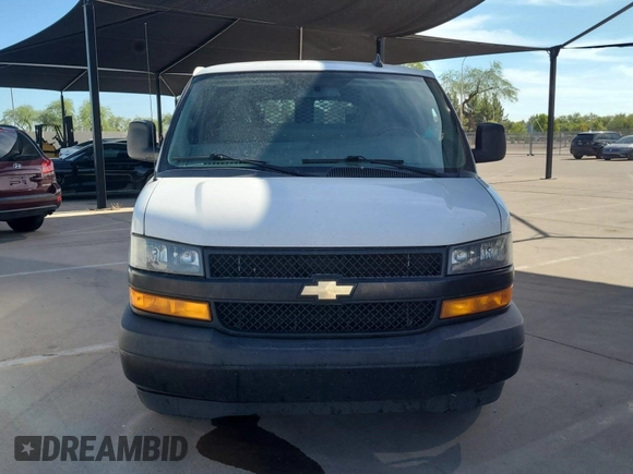 2019 Chevrolet Express Cargo with VIN 1GCWGAFG2K1328176, listed as a IAAI auction lot 42621284 with 97,123 mi miles and . Bid and sale history available at DreamBid. Image 22.