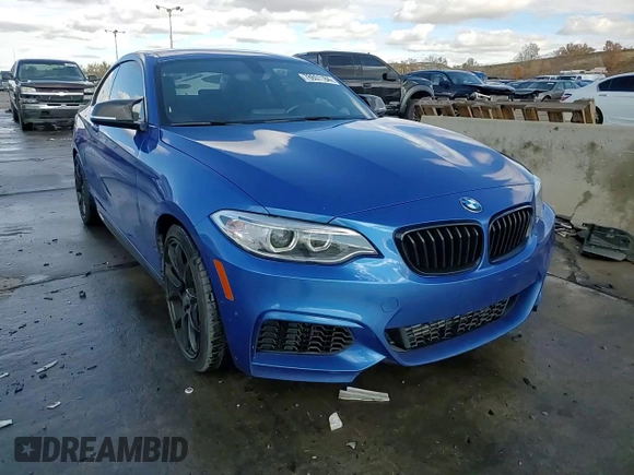 2015 BMW 2 Series M235i with VIN WBA1J7C51FV289318, listed as a Copart auction lot 78651184 with 92,326 mi miles and Salvage Title. Bid and sale history available at carsss.com. Image 13.