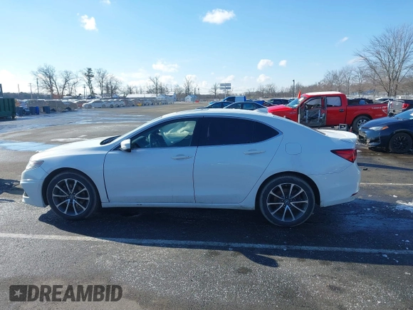 2015 Acura TLX V6 Tech with VIN 19UUB3F58FA002616, listed as a IAAI auction lot 41540955 with 91,956 mi miles. Bid and sale history available at carsss.com. Image 14.