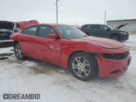 2015 Dodge Charger SXT z VIN 2C3CDXJG2FH746089, wystawiony jako Copart lot #43838105 z przebiegiem Nie podano mil oraz Szkoda całkowita • Salvage title. Historia ofert i sprzedaży dostępna na DreamBid. Obrazek 4.