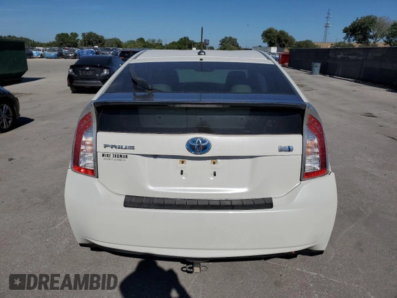 2014 Toyota Prius Four with VIN JTDKN3DU6E1773808, listed as a Copart auction lot 52548465 with 135,514 mi miles and Salvage Title. Bid and sale history available at carsss.com. Image 6.
