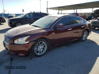 2012 Nissan Maxima 3.5 SV with VIN 1N4AA5APXCC825823, listed as a Copart auction lot 43469335 with 198,672 mi miles and Salvage Title. Bid and sale history available at carsss.com. Image 1.