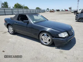 1998 Mercedes-Benz SL 500 z VIN WDBFA67F5WF169035, wystawiony jako Copart lot #59744265 z przebiegiem Nie podano mil oraz Czysty tytuł • Clean title. Historia ofert i sprzedaży dostępna na DreamBid. Obrazek 4.