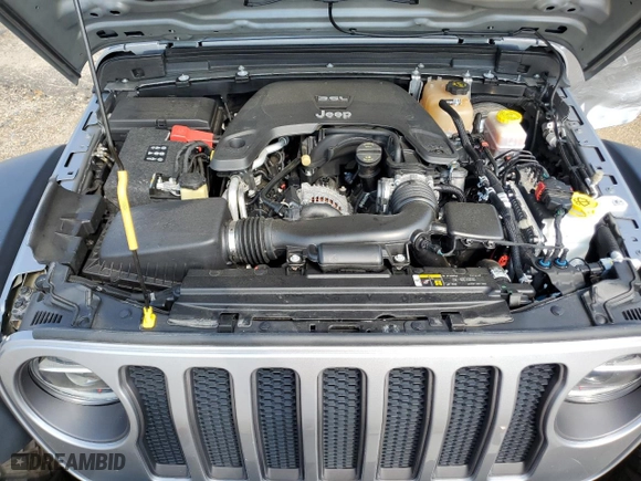 2018 Jeep Wrangler Unlimited Rubicon with VIN 1C4HJXFG8JW205965, listed as a Copart auction lot 60817014 with 26,321 mi miles and Salvage Title. Bid and sale history available at carsss.com. Image 12.
