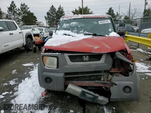 2004 Honda Element EX with VIN 5J6YH27654L034760, listed as a Copart auction lot 46329145 with 207,787 mi miles and Salvage Title. Bid and sale history available at DreamBid. Image 11.