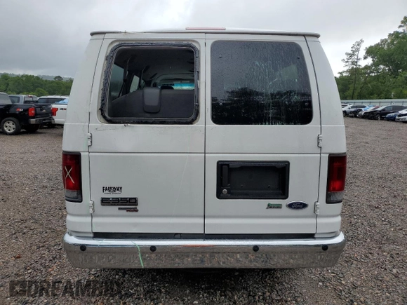 2009 Ford Econoline Passenger XL with VIN 1FBNE31L49DA74498, listed as a Copart auction lot 56381945 with 95,695 mi miles and Salvage title. Bid and sale history available at DreamBid. Image 6.