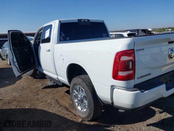2024 Ram 2500 Laramie with VIN 3C6UR5FL4RG195798, listed as a IAAI auction lot 40654451 with 9,696 mi miles. Bid and sale history available at carsss.com. Image 3.
