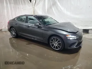 2023 Genesis G70 2.0T with VIN KMTG34TA1PU131167, listed as a Copart auction lot 80670154 with 27,980 mi miles and Clean Title. Bid and sale history available at DreamBid. Image 4.