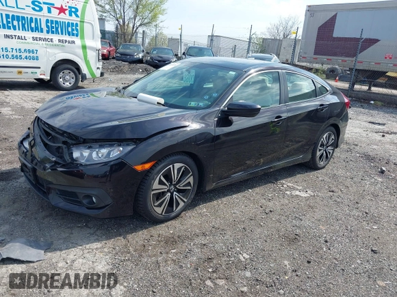 2017 Honda Civic Sedan EX-T with VIN 19XFC1F32HE204861, listed as a IAAI auction lot 42031039 with 61,043 mi miles. Bid and sale history available at carsss.com. Image 17.