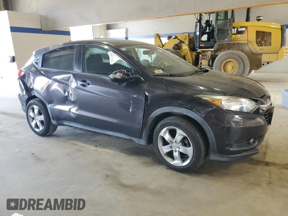 2016 Honda HR-V EX with VIN 3CZRU6H50GM743774, listed as a Copart auction lot 54089855 with 97,772 mi miles and Salvage Title. Bid and sale history available at DreamBid. Image 4.