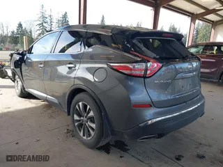 2017 Nissan Murano SL with VIN 5N1AZ2MH6HN201434, listed as a IAAI auction lot 41739603 with 135,873 mi miles. Bid and sale history available at carsss.com. Image 3.