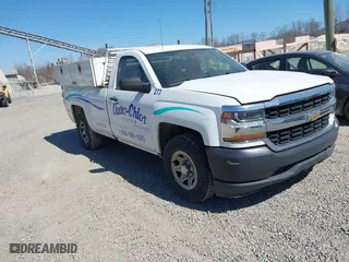 2018 Chevrolet Silverado 1500 Work Truck with VIN 1GCNCNEC7JZ160368, listed as a IAAI auction lot 41770709 with 228,089 mi miles. Bid and sale history available at carsss.com. Image 1.
