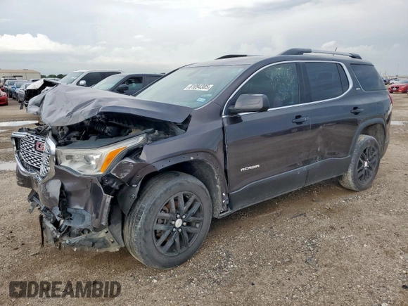 2018 GMC Acadia SLT with VIN 1GKKNMLAXJZ211715, listed as a Copart auction lot 61094385 with 106,929 mi miles and Salvage title. Bid and sale history available at DreamBid. Image 1.