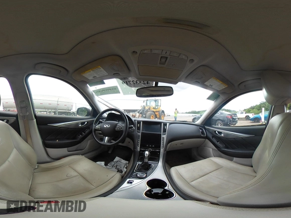 2014 Infiniti Q50 Sport with VIN JN1BV7AR9EM684260, listed as a IAAI auction lot 42332719 with 194,447 mi miles and . Bid and sale history available at DreamBid. Image 18.