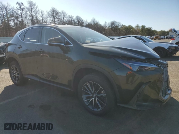 2024 Lexus NX 350h with VIN 2T2AKCEZ4RC022704, listed as a Copart auction lot 49720315 with 15,402 mi miles and Salvage title. Bid and sale history available at DreamBid. Image 4.