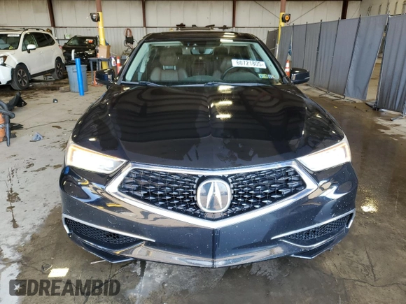 2018 Acura TLX Technology with VIN 19UUB3F52JA001454, listed as a Copart auction lot 60721805 with 87,447 mi miles and Salvage title. Bid and sale history available at DreamBid. Image 5.