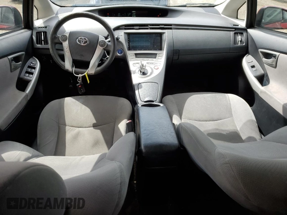 2012 Toyota Prius One with VIN JTDKN3DU6C5477032, listed as a Copart auction lot 51830945 with 196,872 mi miles and Salvage Title. Bid and sale history available at carsss.com. Image 8.