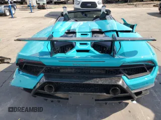 2019 Lamborghini Huracan Performante z VIN ZHWUS4ZF3KLA12102, wystawiony jako Copart lot #65319274 z przebiegiem Nie podano mil oraz Szkody całkowita. Historia ofert i sprzedaży dostępna na DreamBid. Obrazek 6.