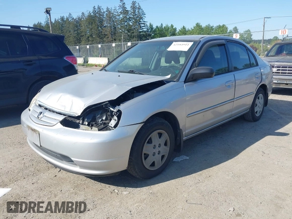 2003 Honda Civic LX with VIN JHMES16503S000239, listed as a IAAI auction lot 42184911 with 148,257 mi miles and . Bid and sale history available at DreamBid. Image 2.