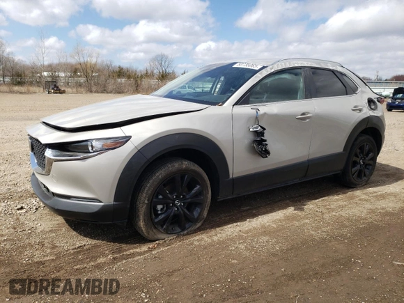 2024 Mazda CX-30 2.5 S Select Sport with VIN 3MVDMBBM3RM705188, listed as a Copart auction lot 50735065 with 0 mi miles and Salvage Title. Bid and sale history available at carsss.com. Image 1.
