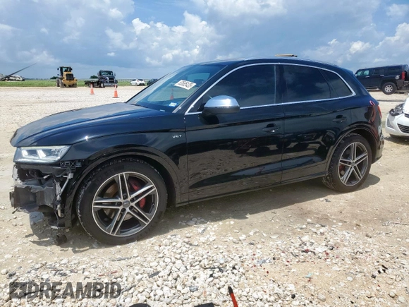 2018 Audi SQ5 Prestige with VIN WA1C4AFY9J2183774, listed as a Copart auction lot 63665435 with 78,450 mi miles and Salvage title. Bid and sale history available at DreamBid. Image 1.
