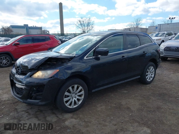 2011 Mazda CX-7 i Sport with VIN JM3ER2B58B0390971, listed as a IAAI auction lot 41694565 with 124,456 mi miles. Bid and sale history available at carsss.com. Image 2.