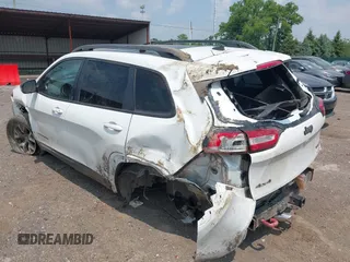 2017 Jeep Cherokee Trailhawk with VIN 1C4PJMBSXHW657446, listed as a IAAI auction lot 42406437 with 158,351 mi miles and . Bid and sale history available at DreamBid. Image 3.